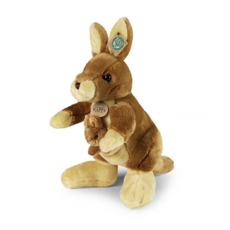 ECO-FRIENDLY Rappa klokan s mládětem 37 cm