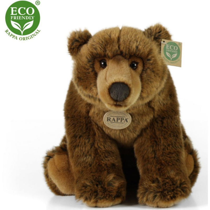Rappa Plyšový medvěd 40 cm ECO-FRIENDLY