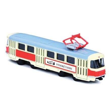 Kovová retro tramvaj 16 cm VYSOKÉ TATRY
