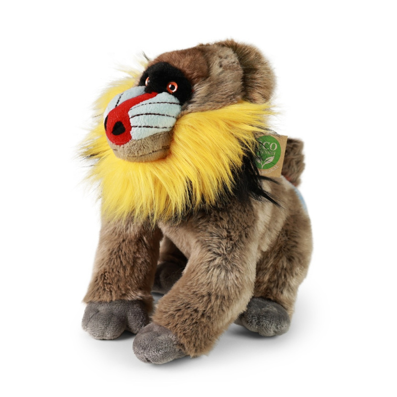ECO-FRIENDLY opice mandril 28 cm
