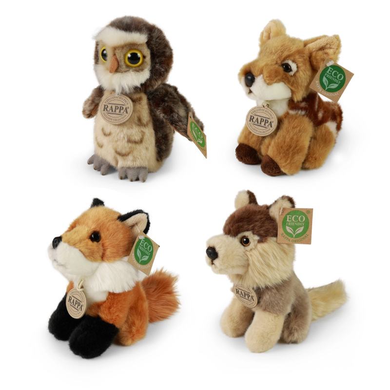 ECO-FRIENDLY Rappa zvířátka lesní 16 cm
