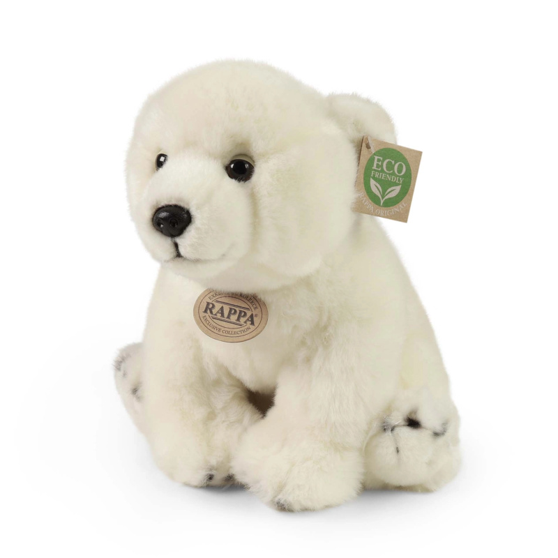 Eco-Friendly Rappa lední medvěd sedící 25 cm