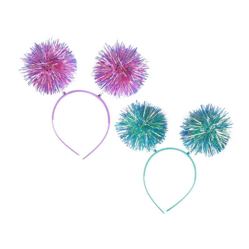 Pom-pom čelenka s třásněmi 2