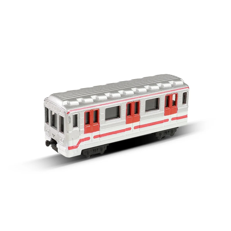 Pražské metro kovová souprava