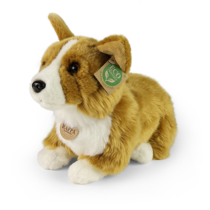 Plyšový pes corgi 32 cm z ekologických materiálů