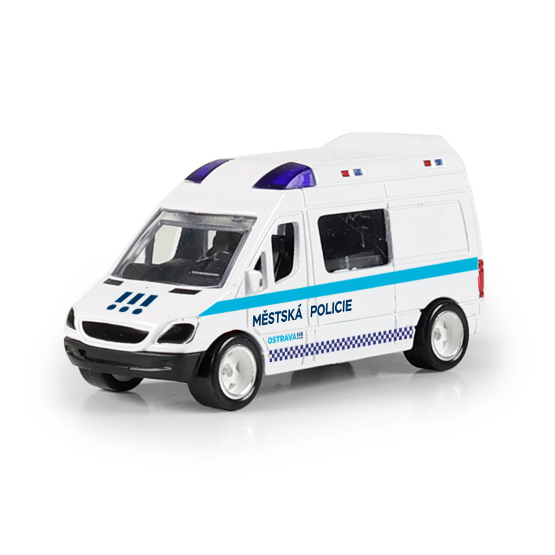 Kovové policijní auto Ostrava 7 cm
