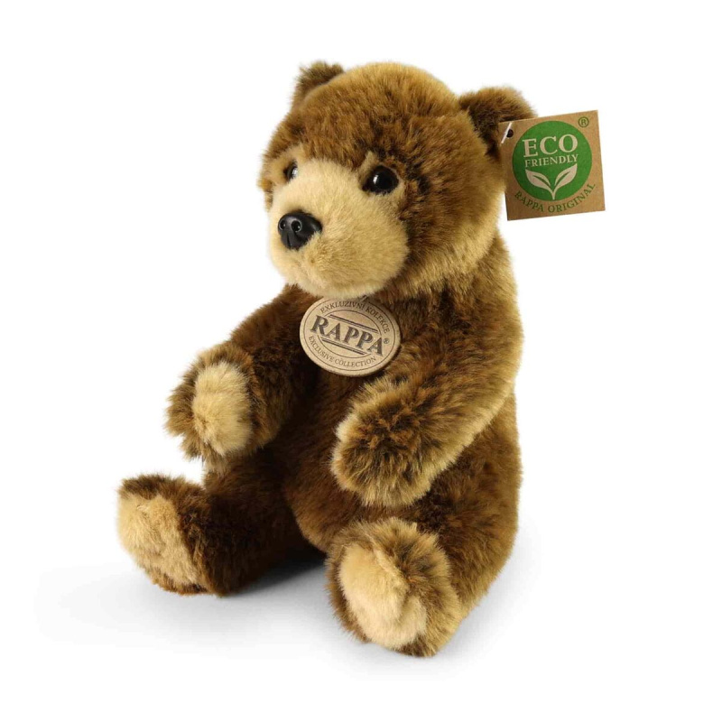 Plyšový hnědý medvěd 19 cm eco-friendly RAPPA