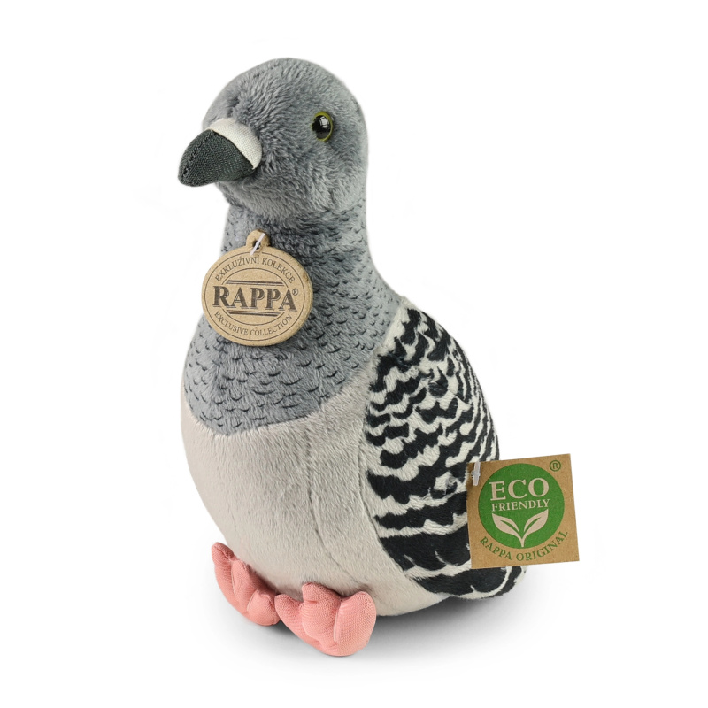Plyšový holub 22 cm eco‑friendly RAPPA
