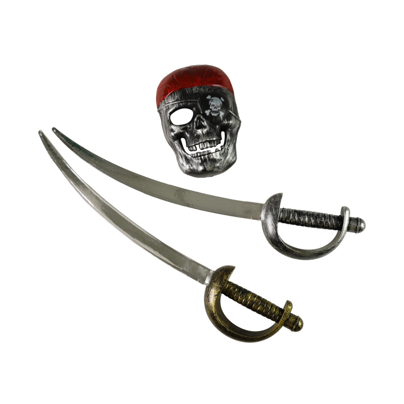piratska sada s meči a maskou pro děti