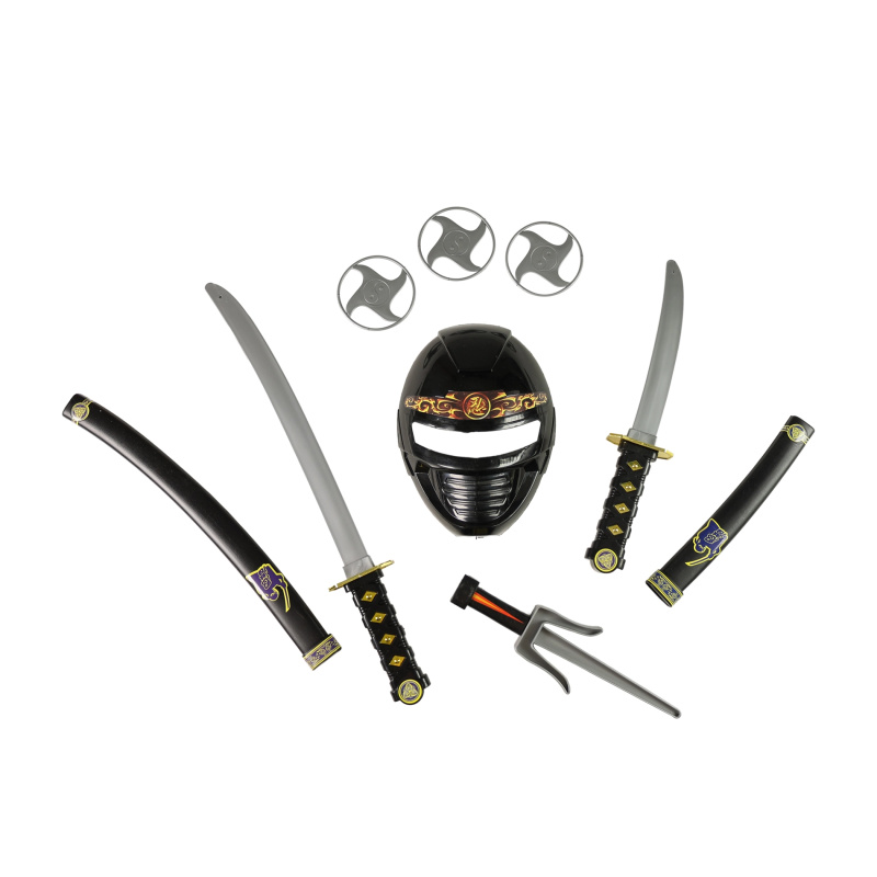 ninja set s maskou a zbraněmi pro děti