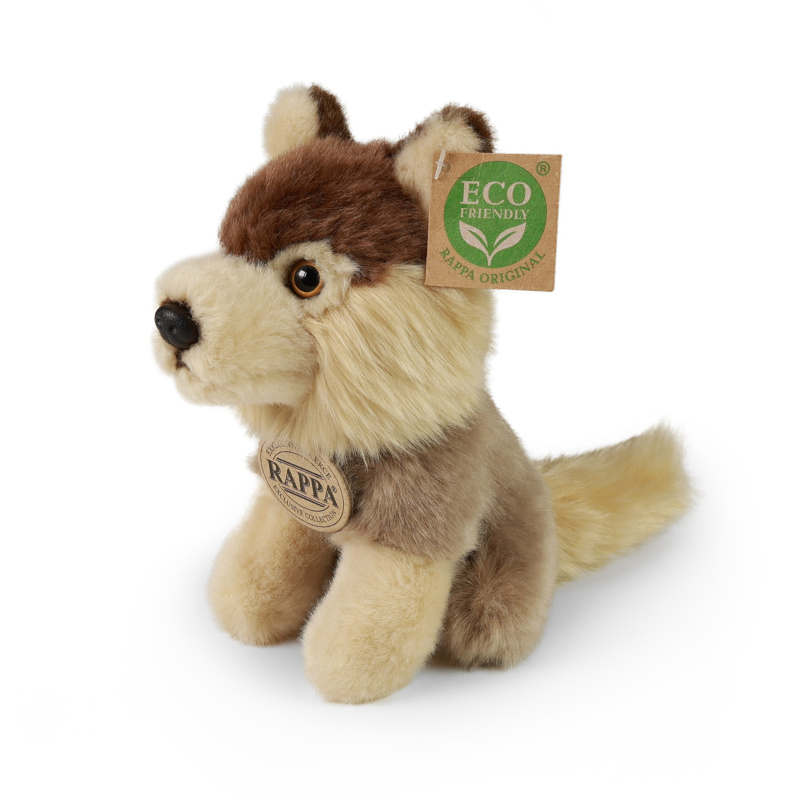 Plyšový vlk sedící 16 cm eco-friendly RAPPA