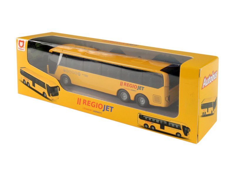 Kovový model autobusu RegioJet 15 cm
