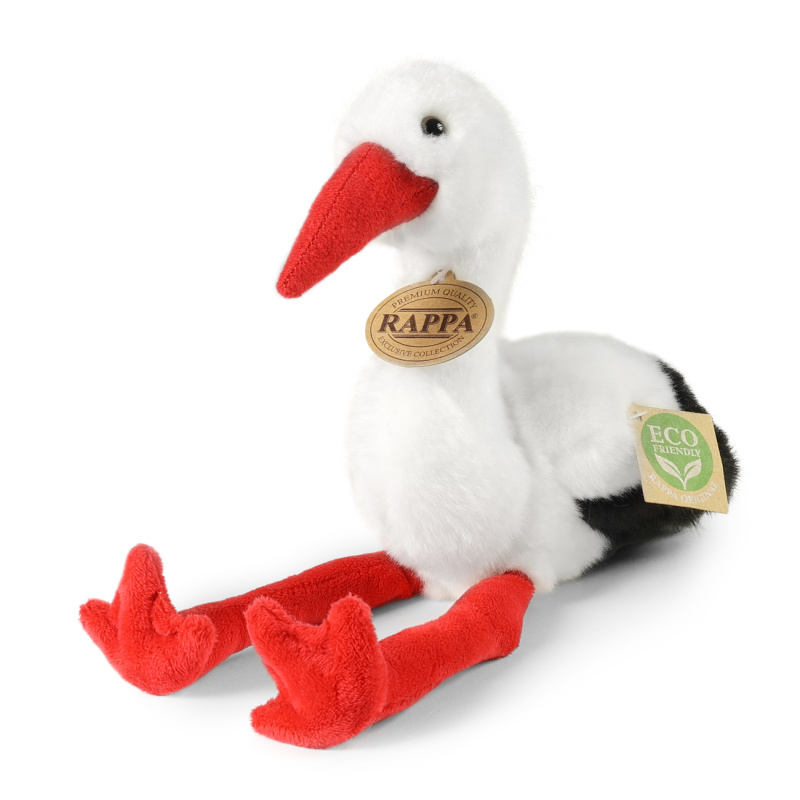Plyšový čáp 20 cm eco friendly RAPPA