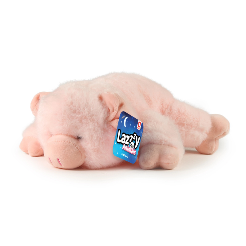 Plyšové prasátko LAZZY ANIMALS 29 cm