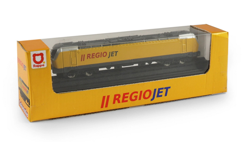 Kovová lokomotiva REGIOJET 16 cm
