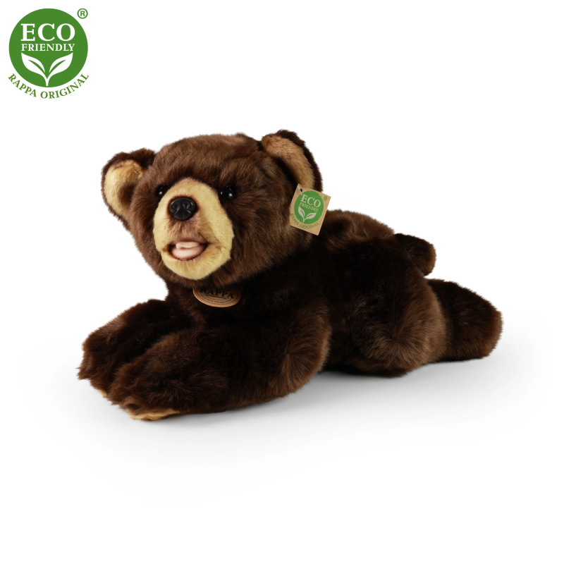 Eco- Friendly Medvěd hnědý ležící 32 cm