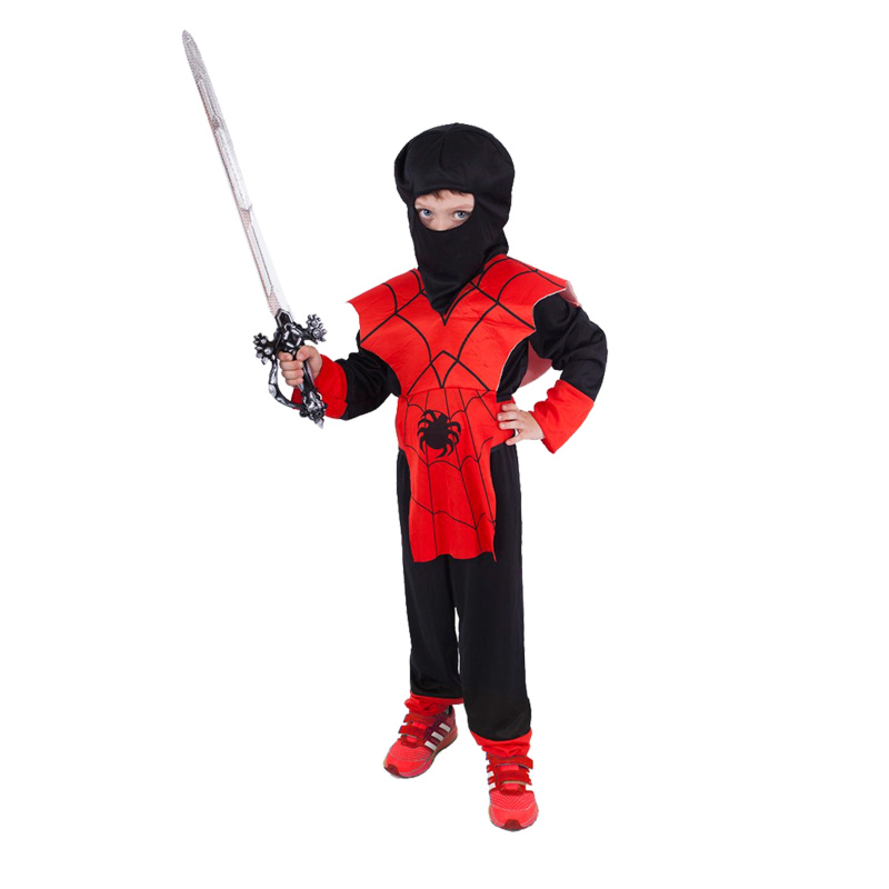 Dětský kostým Ninja červený