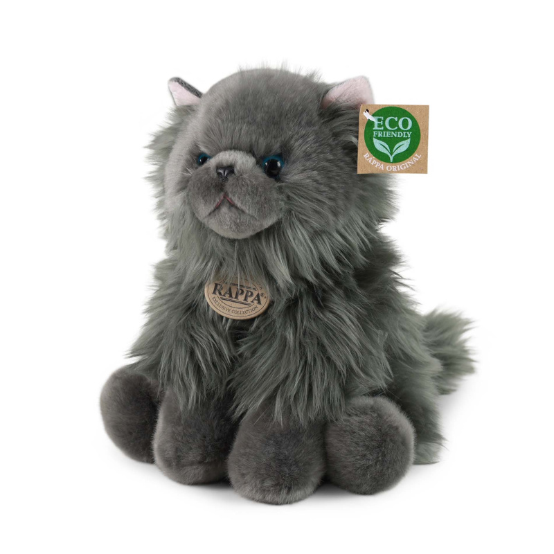 Rappa Plyšová kočka britská sedící 30 cm ECO-FRIENDLY
