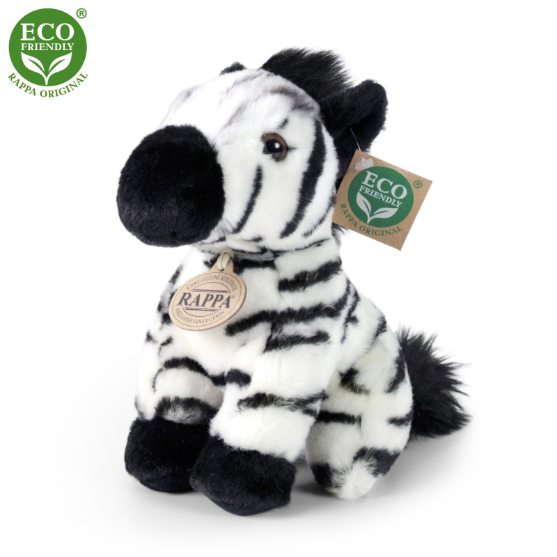zebra sedící 18 cm
