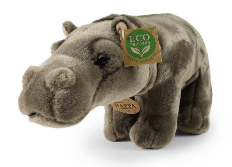 Rappa Plyšový hroch stojící 30 cm ECO-FRIENDLY