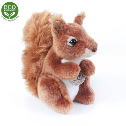 Rappa Plyšová veverka sedící 18 cm ECO-FRIENDLY