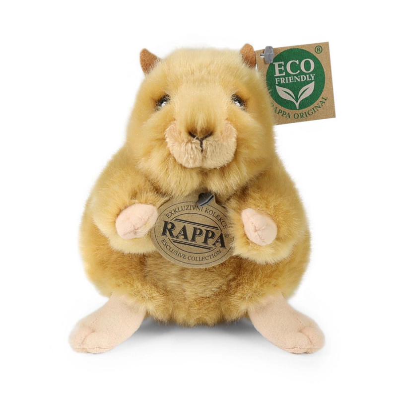 Rappa Plyšový křeček, 16 cm ECO-FRIENDLY