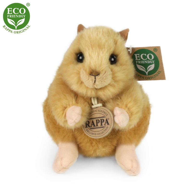 Rappa Plyšový křeček, 16 cm ECO-FRIENDLY