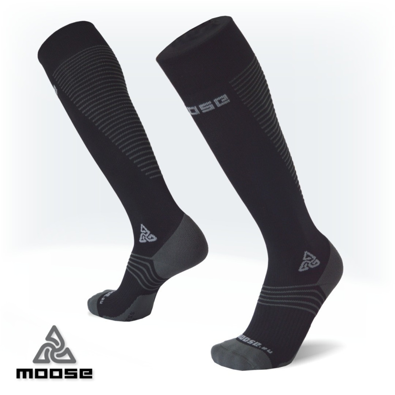 COMPRESS DRIVE kompresní podkolenky Moose černá XL