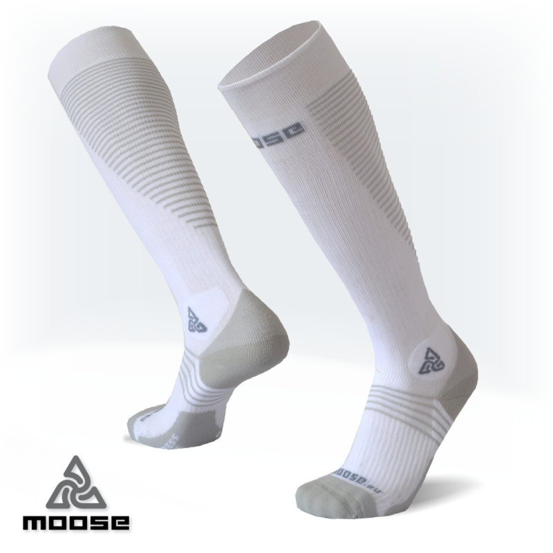 COMPRESS DRIVE kompresní podkolenky Moose bílá XS