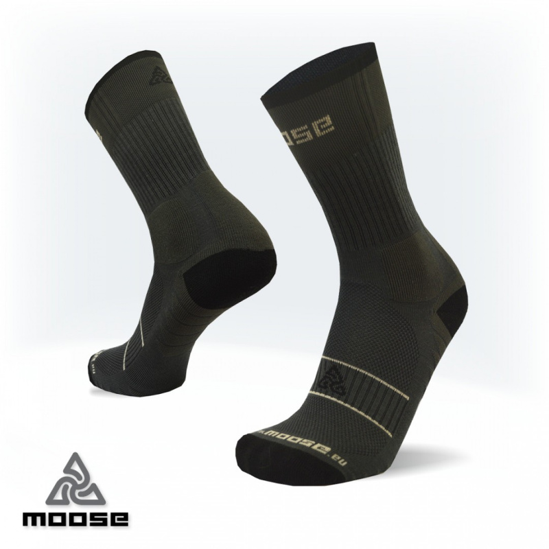 HIKE trekové ponožky Moose černá XS