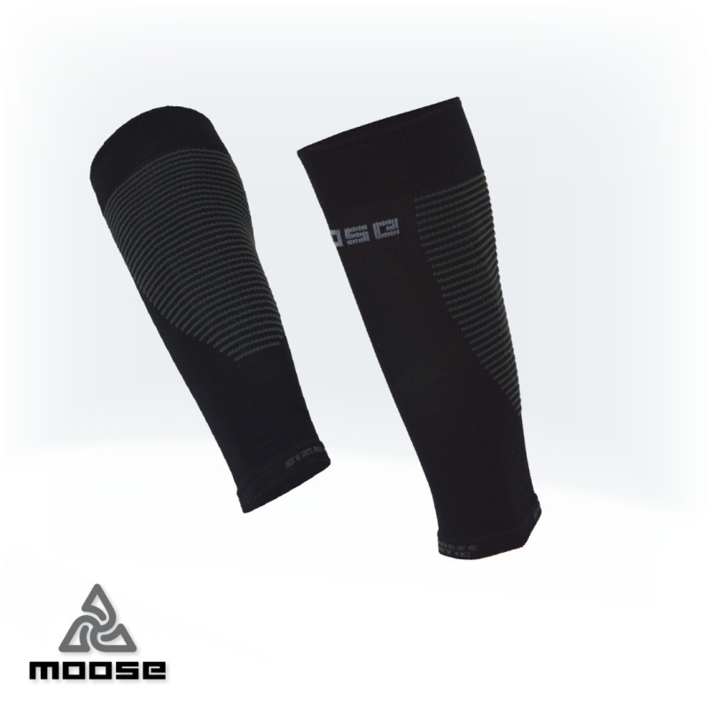 COMPRESS KINETIC kompresní návleky na lýtko Moose černá XS