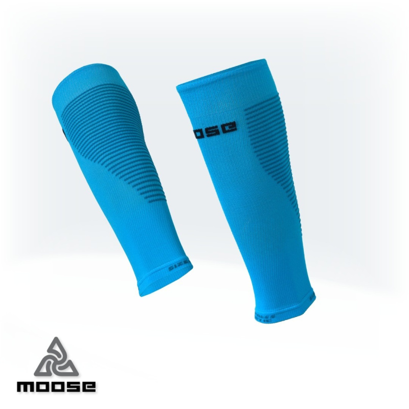 COMPRESS KINETIC kompresní návleky na lýtko Moose tyrkysová XXL