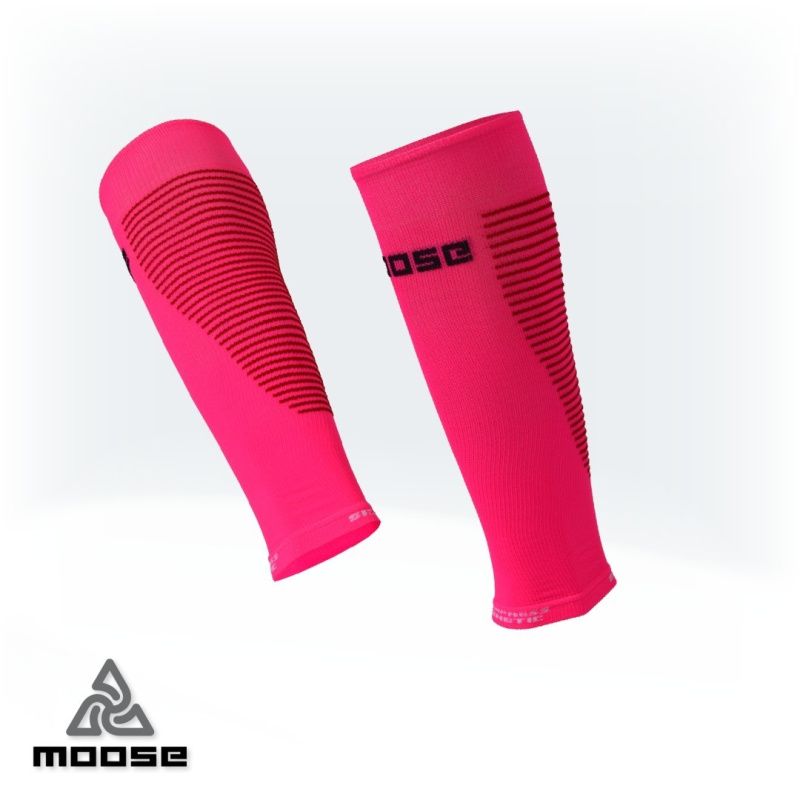 COMPRESS KINETIC kompresní návleky na lýtko Moose růžová XS