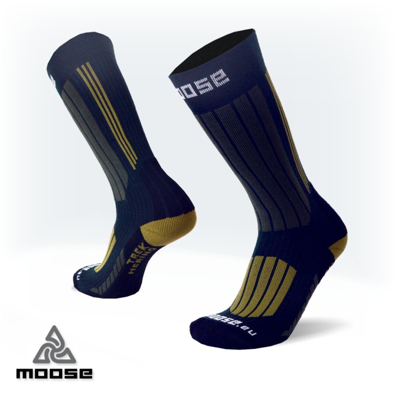 TREK turistické merino ponožky Moose zelená XXL