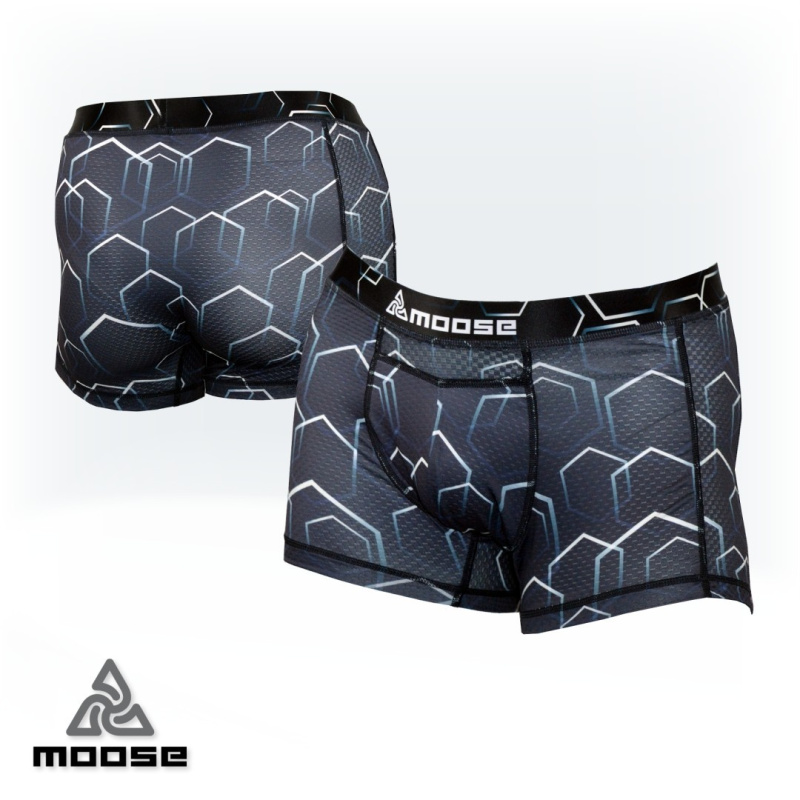 STELLAR BOXER pánské funkční boxerky Moose černá XXL