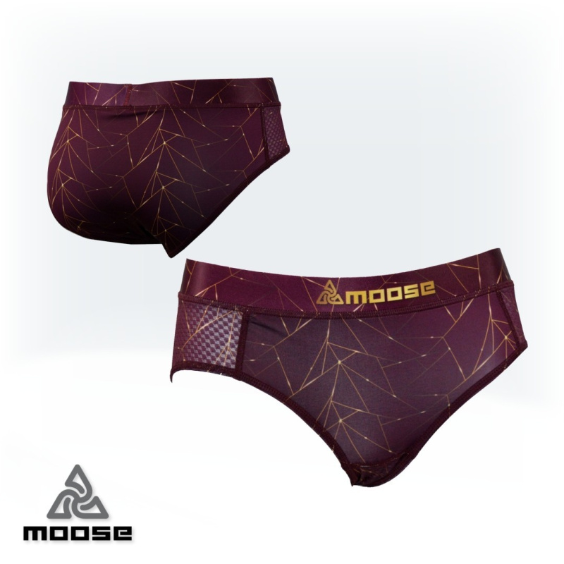 MIMOSA PANTS dámské funkční kalhotky Moose červená XL