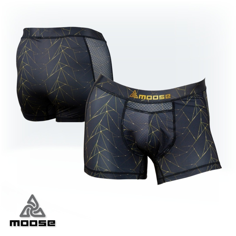 MIMOSA BOXER pánské funkční boxerky Moose šedá L
