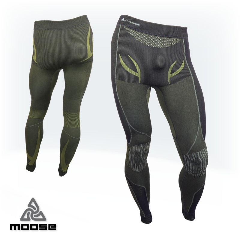 EXPEDITION PANTS MEN zimní funkční prádlo Moose zelená XL / XXL