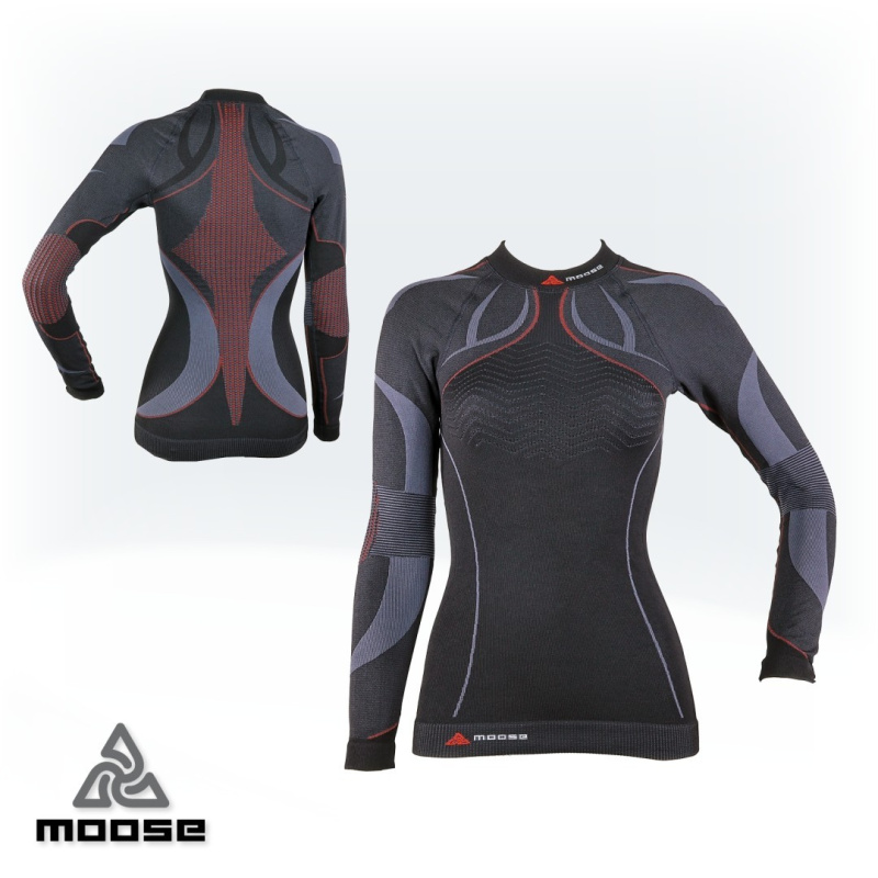 EXPEDITION TEE LSL WOMEN zimní funkční prádlo Moose šedá M / L