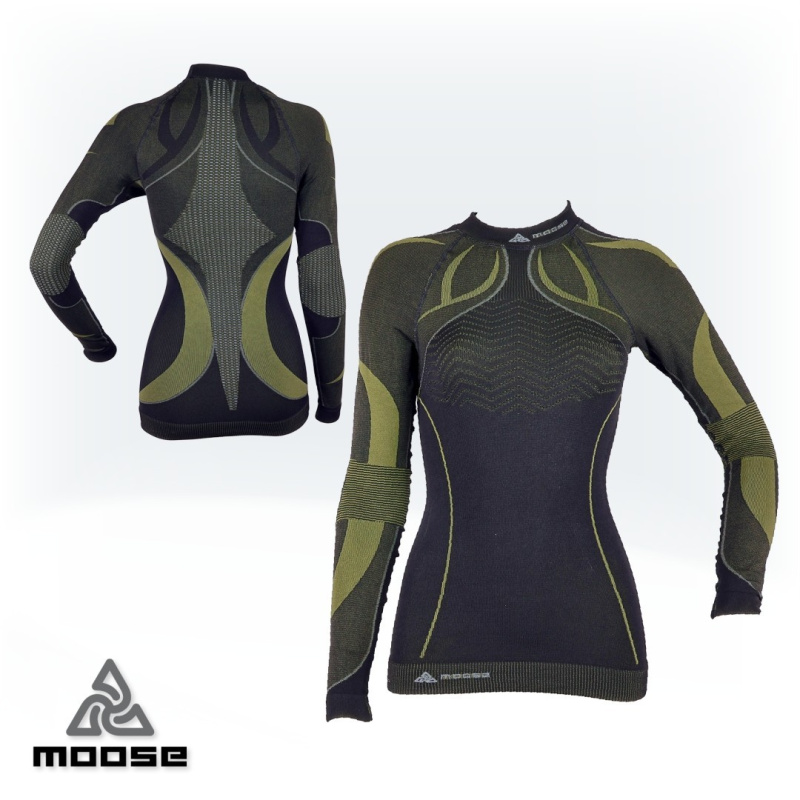 EXPEDITION TEE LSL WOMEN zimní funkční prádlo Moose zelená XS / S