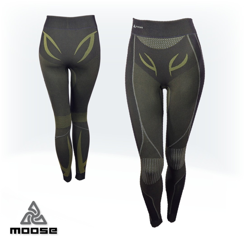 EXPEDITION PANTS WOMEN zimní funkční prádlo Moose zelená XL / XXL