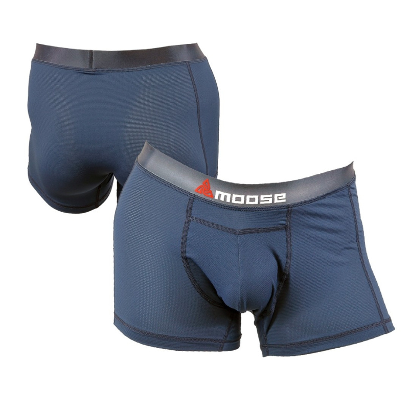 TABIT BOXER MEN pánské rychleschnoucí funkční boxerky Moose tm. šedá / šedá XXL