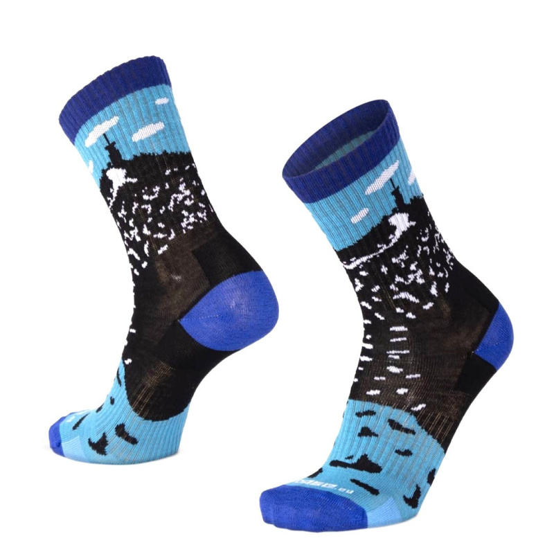 BESKYD LYSA české merino ponožky Moose modrá L