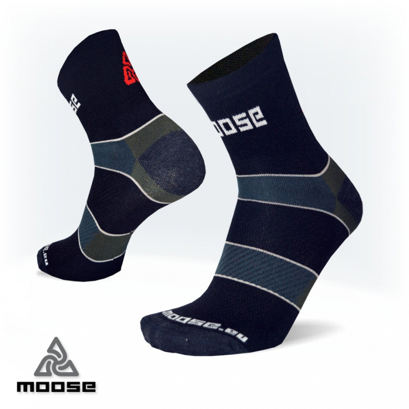 BASECAMP merino outdoorové ponožky Moose černá XL