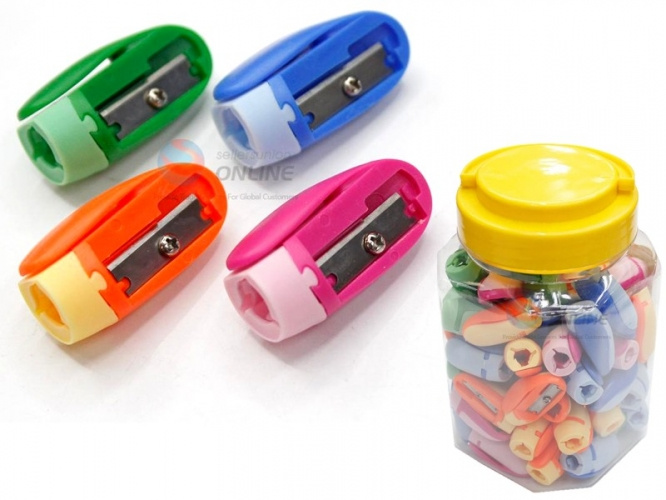 Jednoduché ořezávátko plastové - mix barev