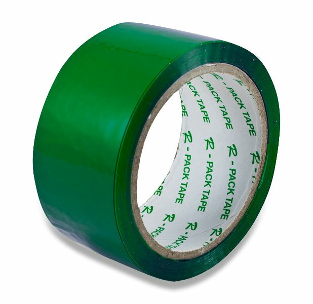 Barevná samolepicí páska Reas Pack, 48 mm x 66 m zelená