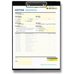 Psací podložka Titan černá