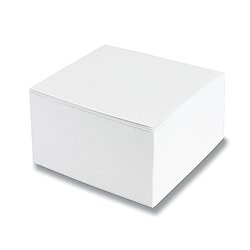 Poznámkový bloček - 9x9x5 cm, 500 l., bílý