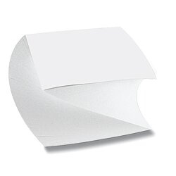 Poznámkový bloček spirála - lepený 90 × 90 × 50 mm, 500 listů 