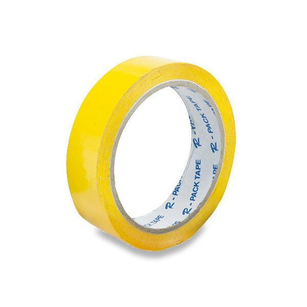 Samolepicí páska Reas Pack, 24 mm x 66 m žlutá